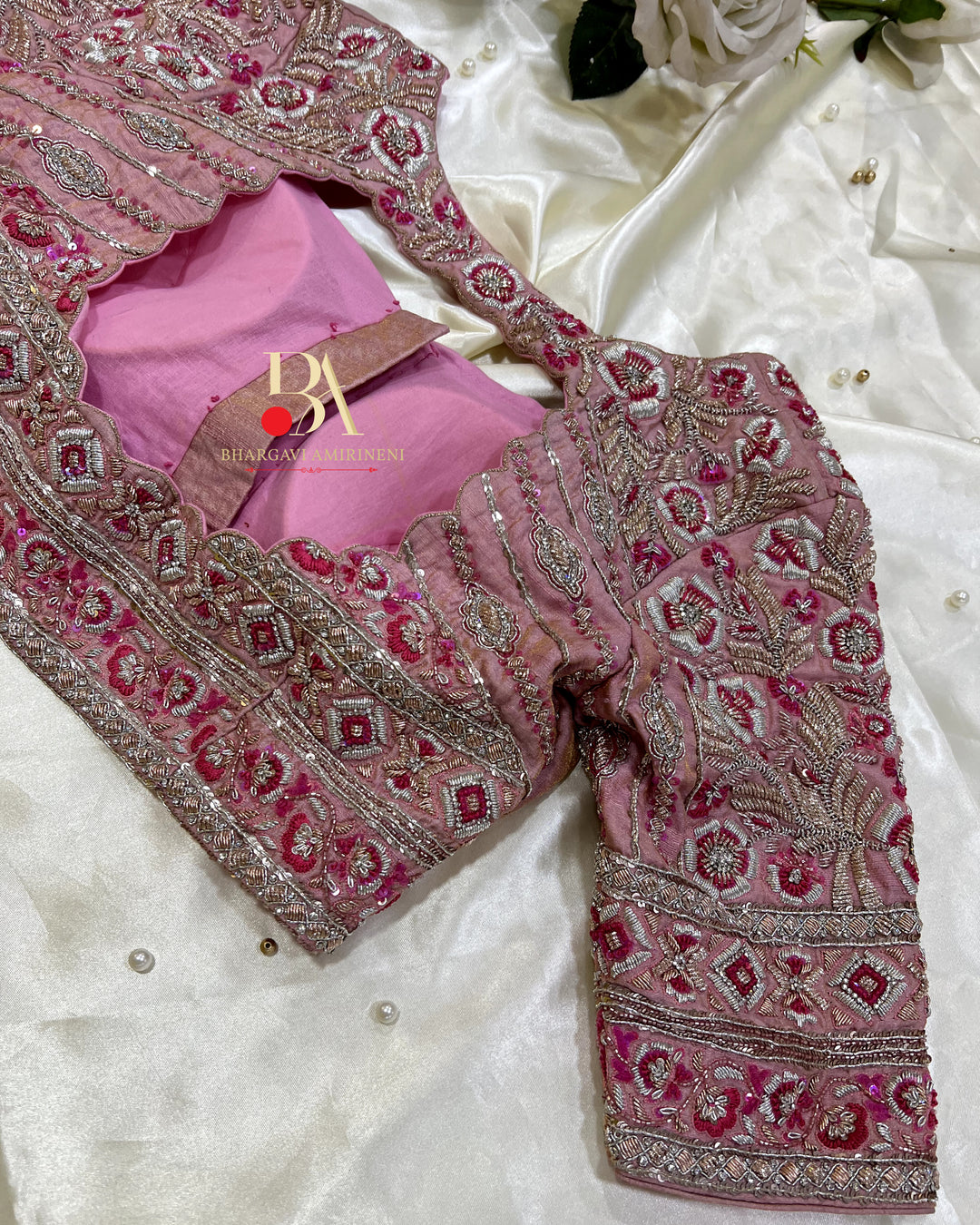 PINK VANYA BRIDAL BLOUSE